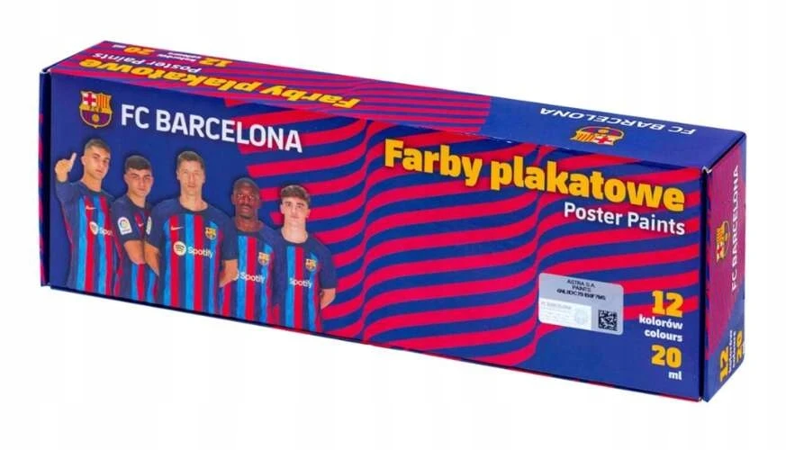 Astra plakatų dažai 12 vnt. x 20 ml Fc Barcelona