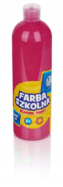 Astra plakatų dažai 500ml, rožiniai