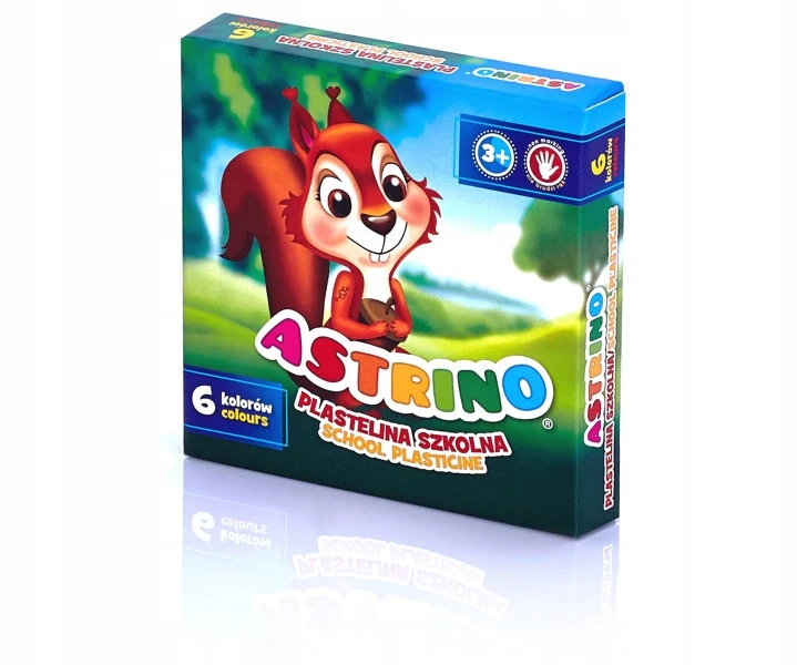 Astra Plastelina Astrino 6 spalvų – minkšta ir saugi modeliavimo masė vaikams