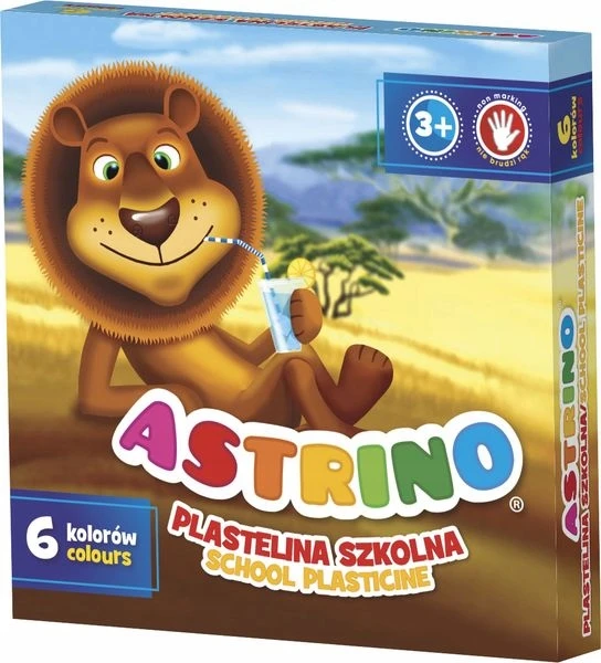 Astra Plastelina Astrino 6 spalvų – minkšta ir saugi modeliavimo masė vaikams