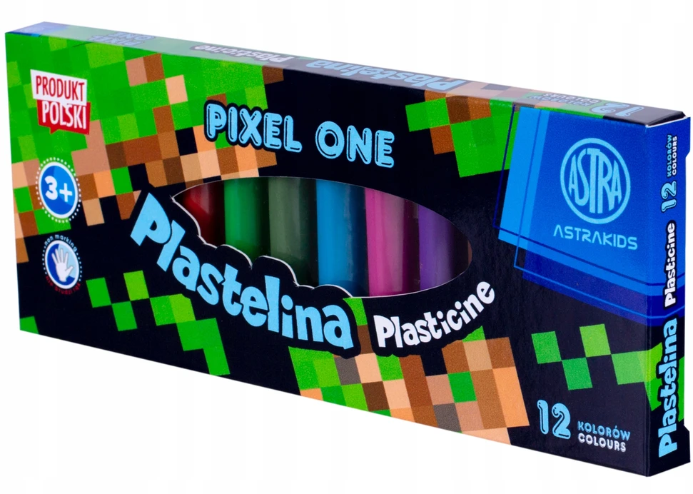 Astra plastelinas 12 spalvų