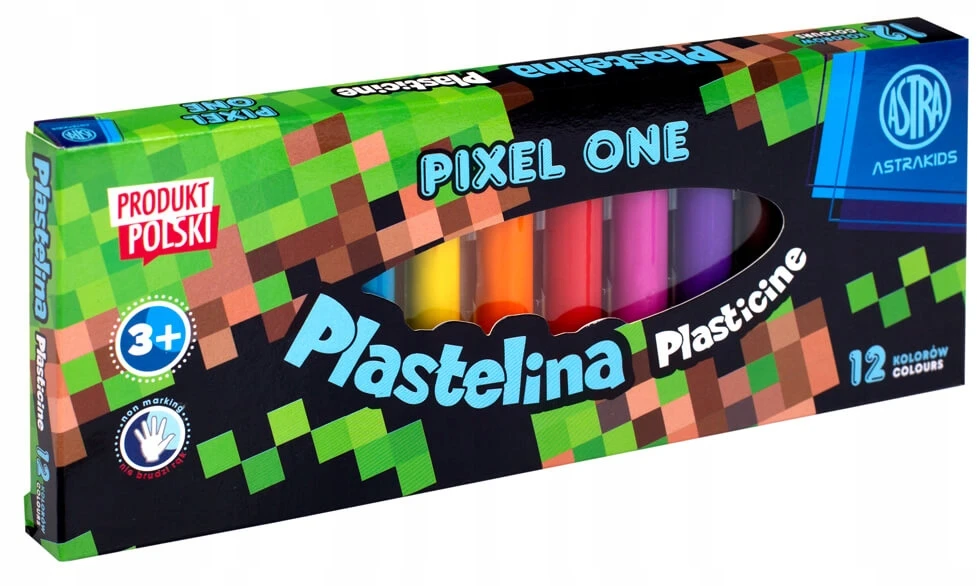 Astra plastelinas 12 spalvų