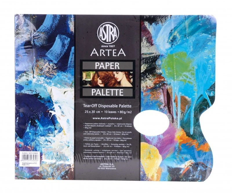 Astra popierinė paletė 25x30cm, 10 lapelių, 80g