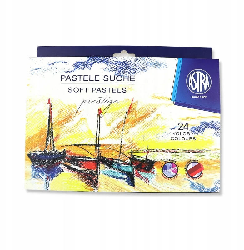 Astra Prestige sausos pastelės, 24 spalvos