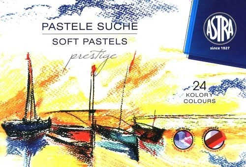 Astra Prestige sausos pastelės, 24 spalvos