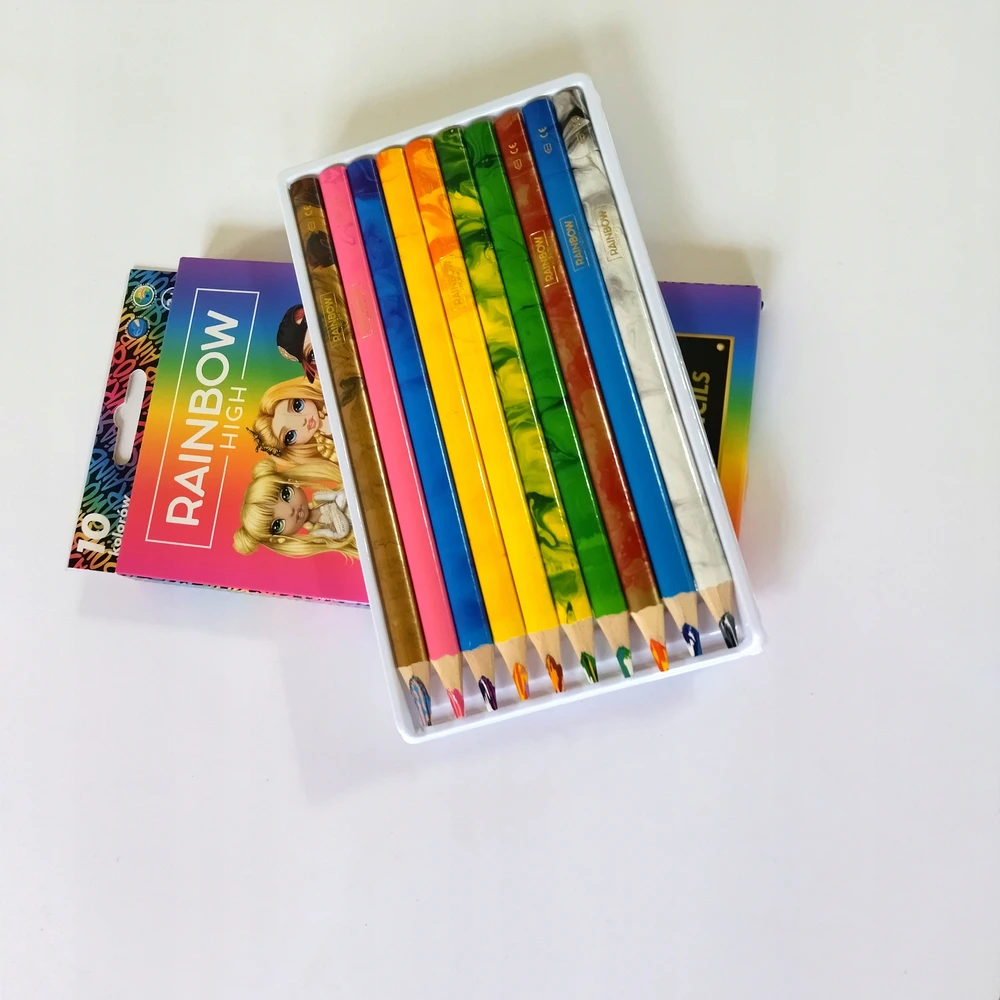 Astra Rainbow High pieštukinės spalvos, 10 vnt.