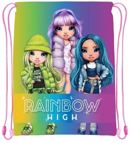 Astra Rainbow High Sidabrinis Style maišelis avalynei