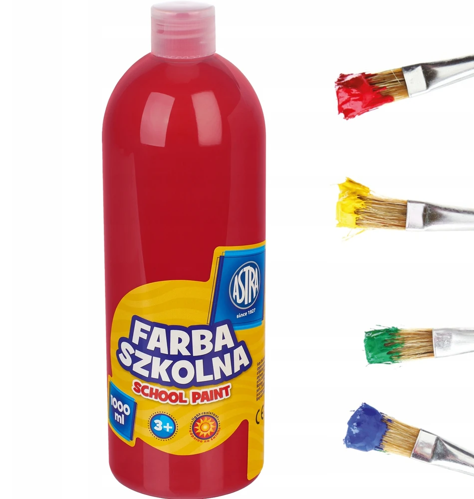 Astra raudoni tempera dažai 1000ml