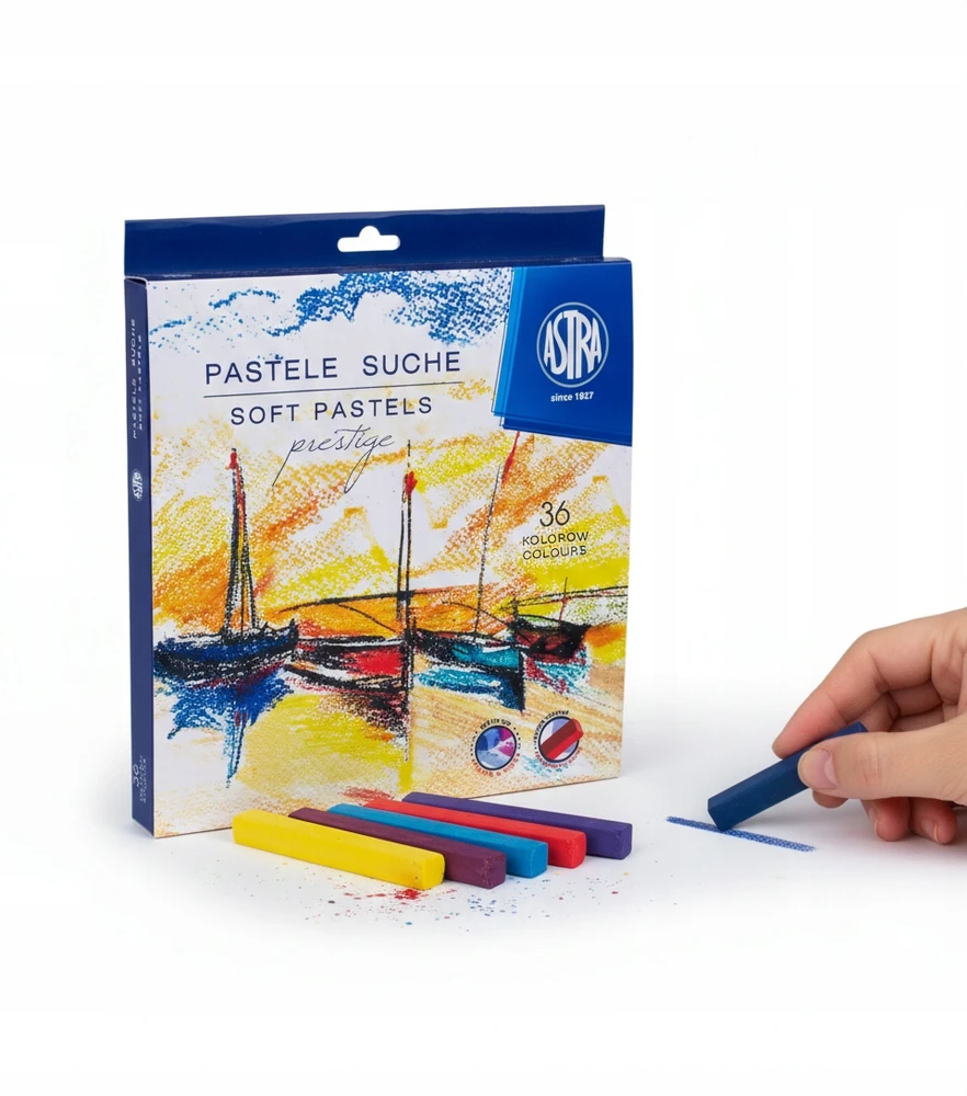 ASTRA sausos pastelės prestige 36 spalvų - ASTRA kanceliarinės prekės
