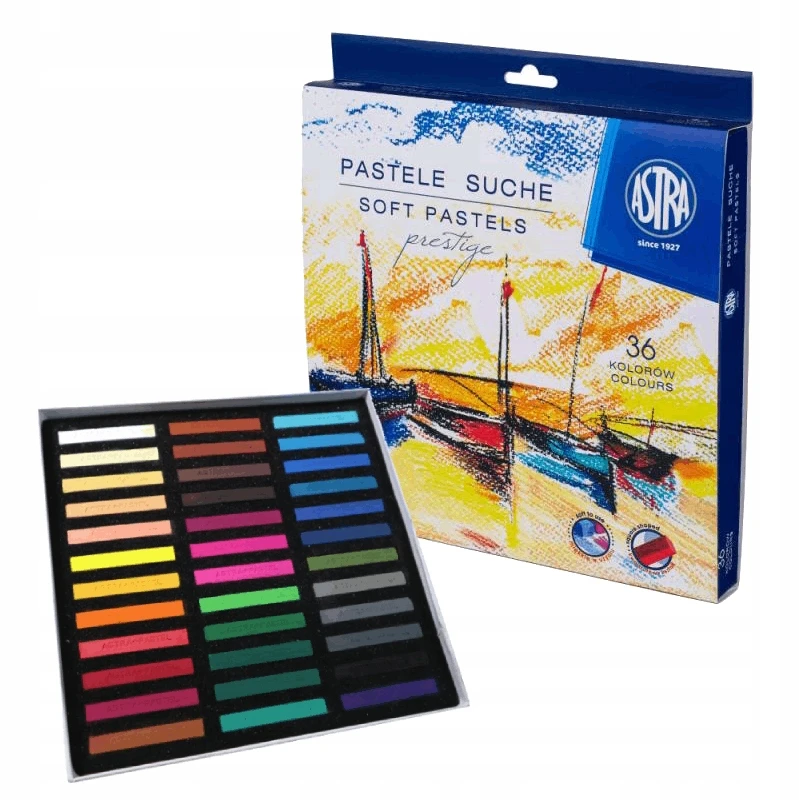 ASTRA sausos pastelės prestige 36 spalvų - ASTRA kanceliarinės prekės