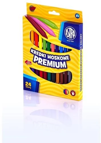 Astra vaško kreidelės 24 vnt.