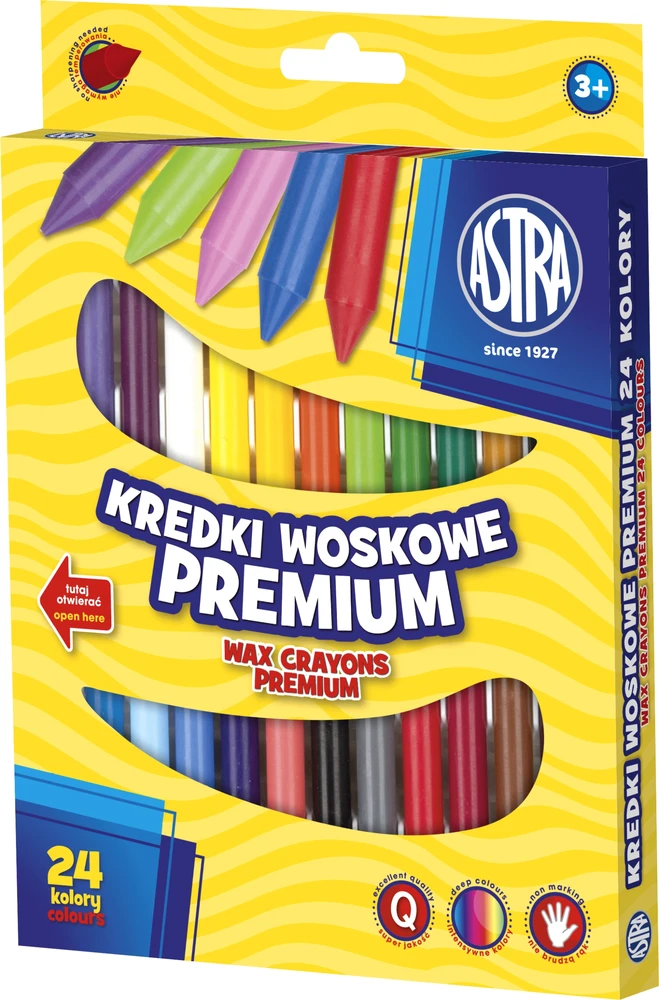 Astra vaško kreidelės 24 vnt.