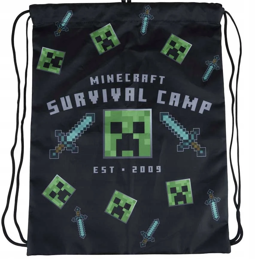 Astra Paladone Minecraft (Survival Camp) sportinis krepšys