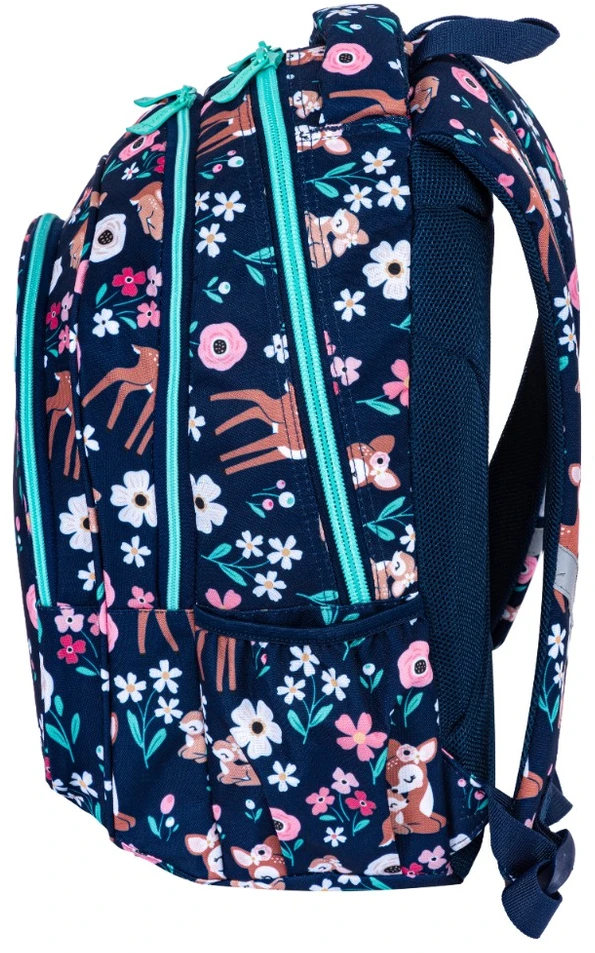Astrabag Baby Deer kuprinė 3 klasei su organizatoriumi ir skyriumi nešiojamam kompiuteriui