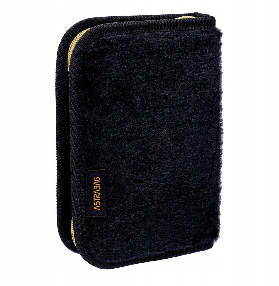 Astrabag Fluffy Kitty Juodas - mokyklinis dėklas su pilnu komplektu