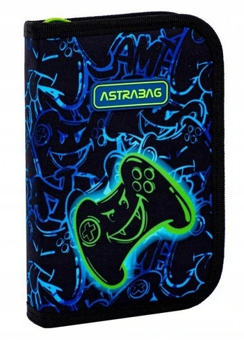 Astrabag Gaming dviejų skyrių mokyklinė penalas berniukams