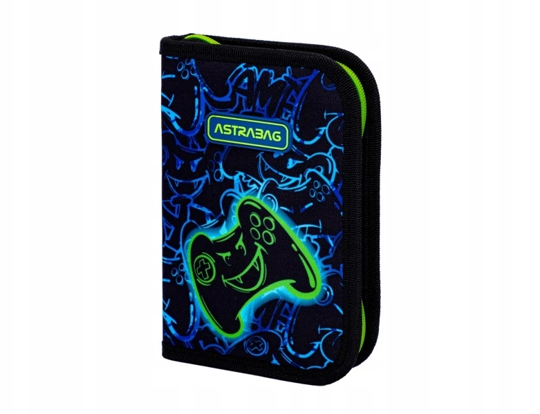 Astrabag Gaming dviejų skyrių mokyklinė penalas berniukams