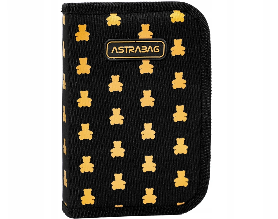 Astrabag "golden Teddy" dvigubas pieštukinė be priedų