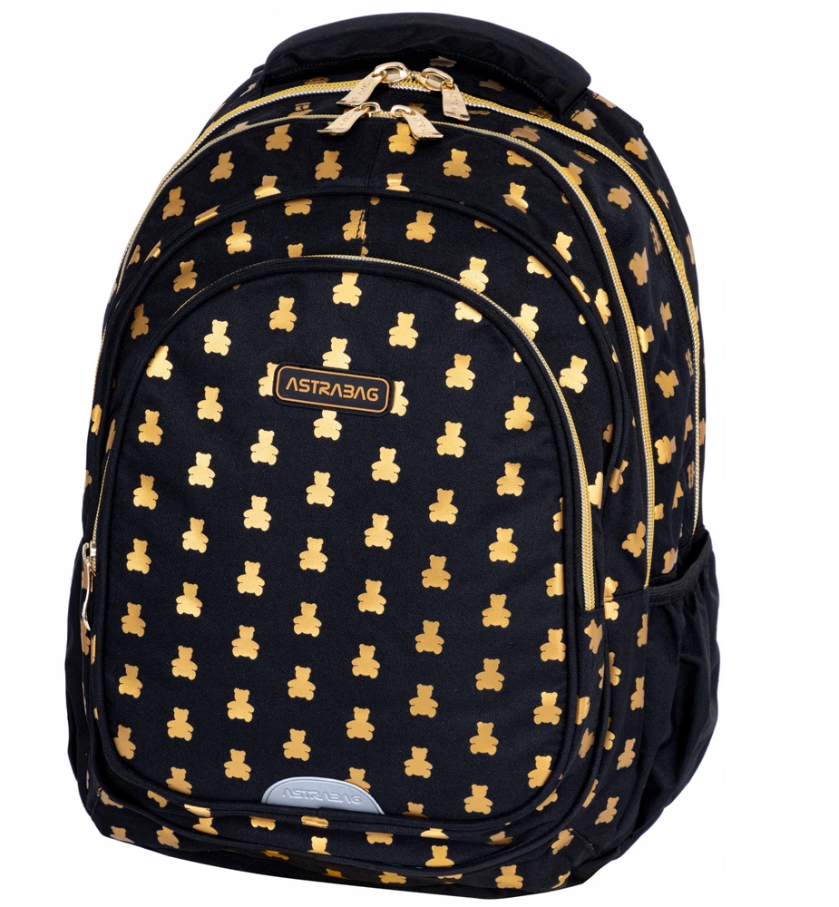 Astrabag Golden Teddy kuprinė mergaitei, 27l