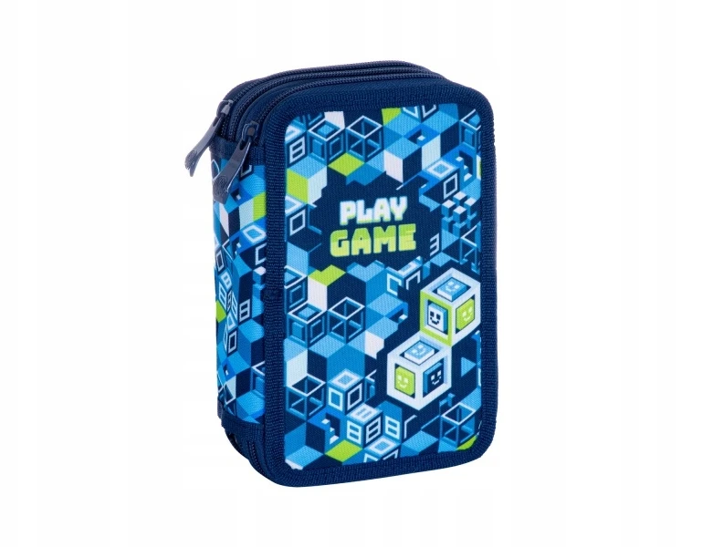 Astrabag Jumbo Play Game - trijų skyrių mokyklinis penalas su pilnu komplektu