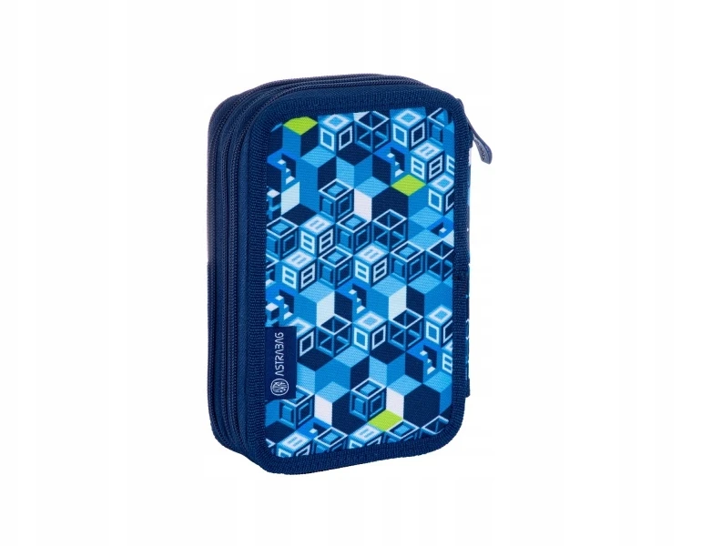 Astrabag Jumbo Play Game - trijų skyrių mokyklinis penalas su pilnu komplektu