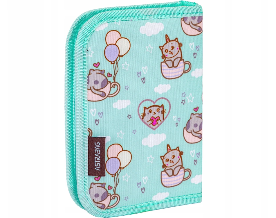 Astrabag Kitty's World vieno skyriaus dėklas su 2 atvartais