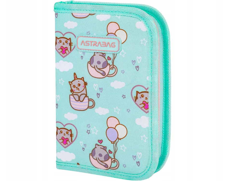 Astrabag Kitty's World vieno skyriaus dėklas su 2 atvartais