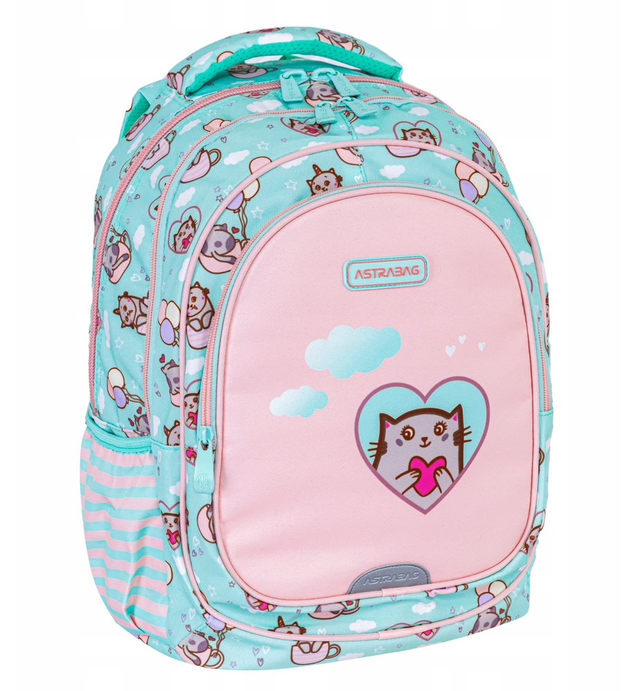 Astrabag kuprinė "kitty's World" 3-4 klasei su organizatoriumi