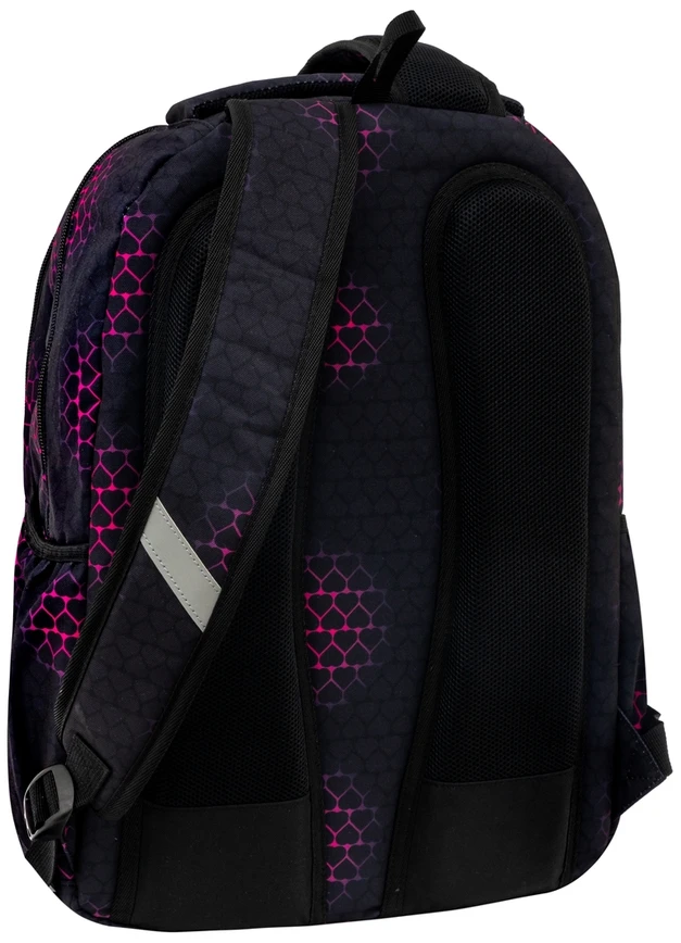 Astrabag Mergaičių mokyklinė kuprinė su skyriumi nešiojamam kompiuteriui, 3d dizainas