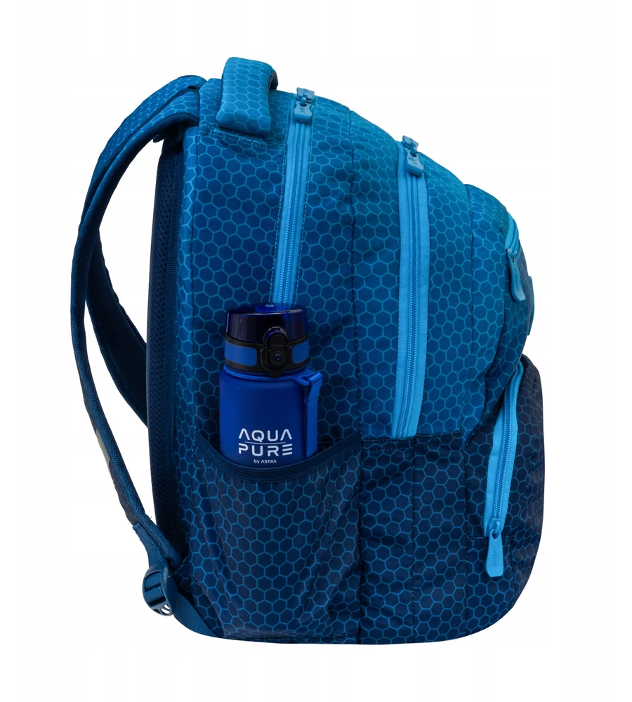 Astrabag Mokyklinė kuprinė jaunimui su skyriumi nešiojamam kompiuteriui, mėlyna