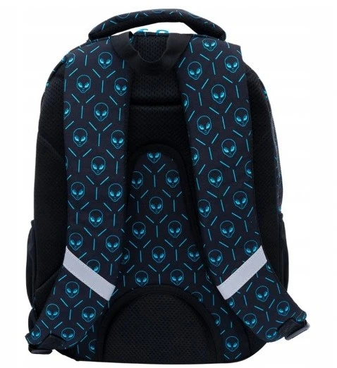 Astrabag Neon Ufo Ab300 kuprinė - juoda, mėlyna, 27l