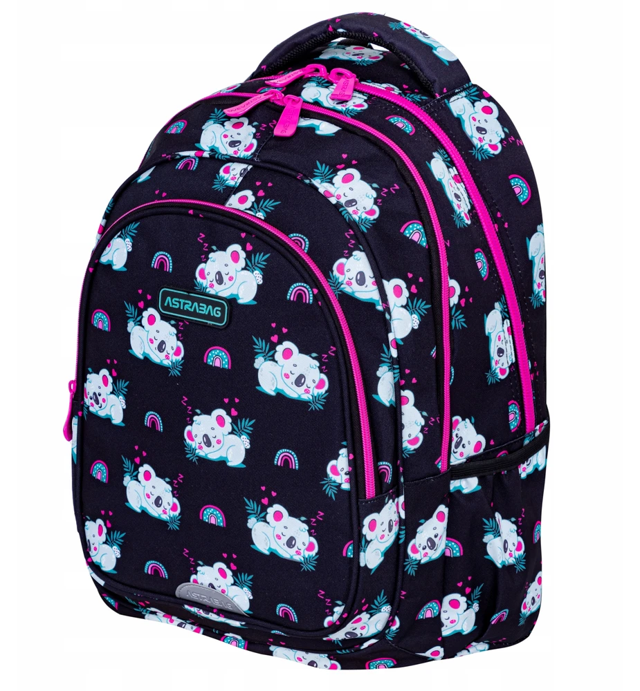 Astrabag Sleepy Koala 27l mokyklinė kuprinė mergaitėms
