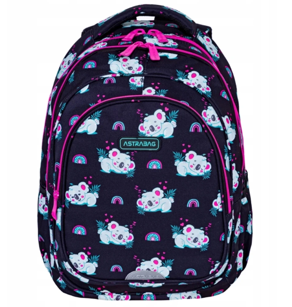 Astrabag Sleepy Koala 27l mokyklinė kuprinė mergaitėms