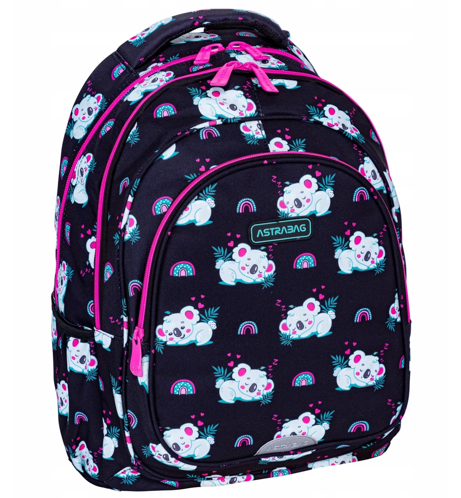 Astrabag Sleepy Koala 27l mokyklinė kuprinė mergaitėms