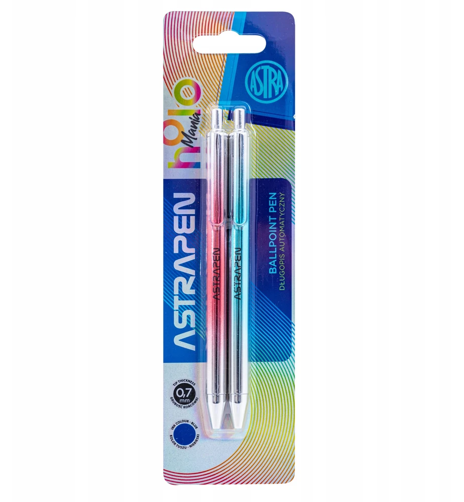 Astrapen Holomania automatinis rašiklis, 2 vnt., mėlynas