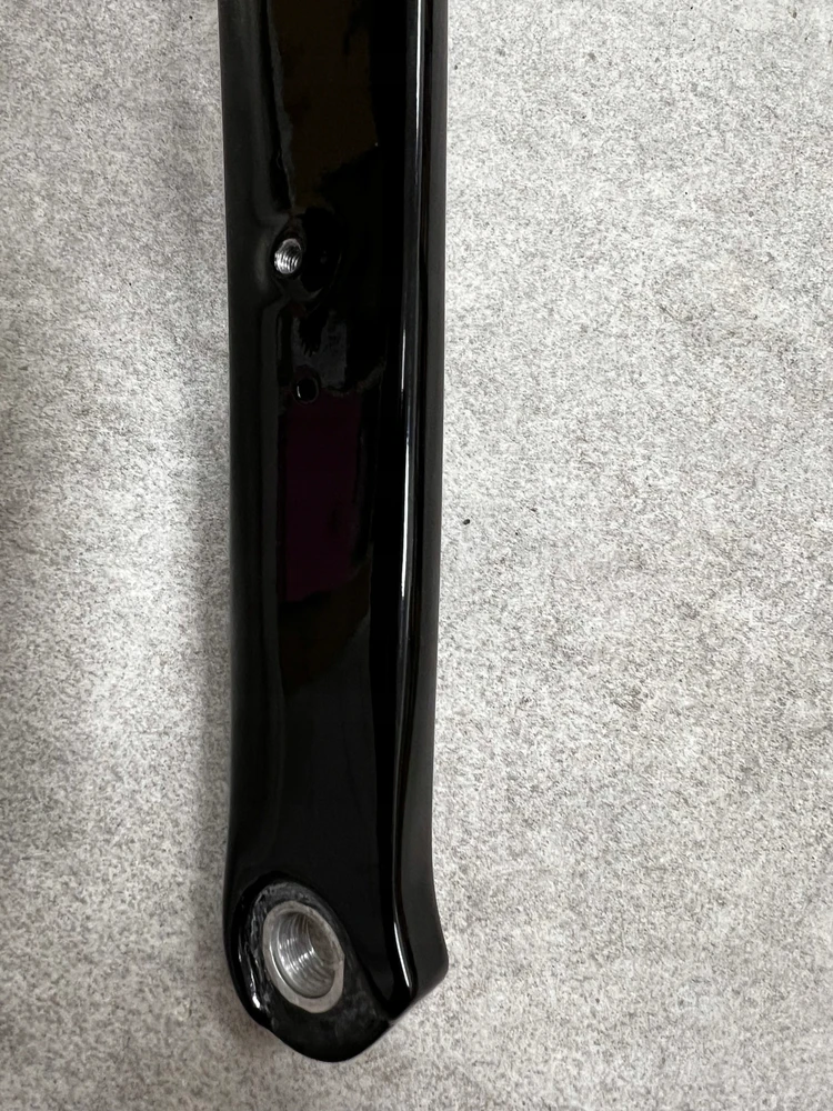 Astro Carbon integruoto disko kūginis žvyro kietos šakės 12x100 mm ašis