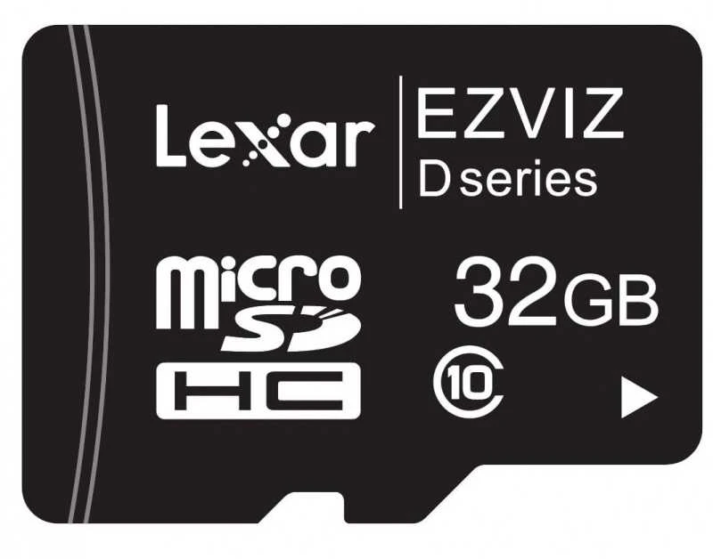 Atminties kortelė telefonui Ezviz 32GB UHS-I 10 klasės išmanioji Micro SD kortelė, tobulai tinkanti Full HD vaizdo įrašams r90mbps/w20Mbps