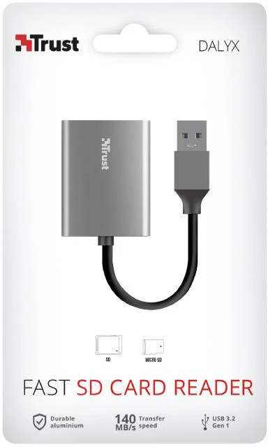 Atminties kortelė SKAITYTUVAS KORTELIŲ TRUST DALYX 24135 USB 3.2