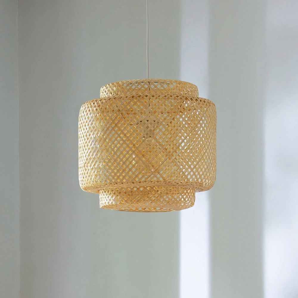 Pakabinamas šviestuvas Atmosphera LAMPA SUFITOWA AŻUROWY BEŻOWA WISZĄCA LIBY KLOSZ BOHO STYL 40X38 CM