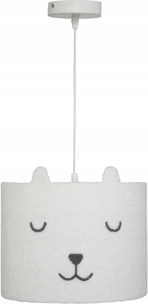 Atmosphera LAMPA SUFITOWA DO POKOJU DZIECIĘCEGO MIŚ Z USZKAMI Ø 28CM TWORZYWO SZTUCZNE