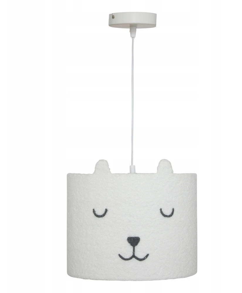 Atmosphera LAMPA SUFITOWA DO POKOJU DZIECIĘCEGO MIŚ Z USZKAMI Ø 28CM TWORZYWO SZTUCZNE
