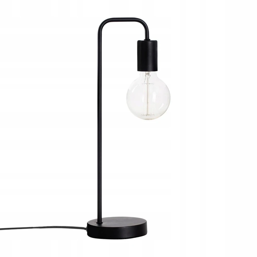 Atmosphera LAMPKA NA BIURKO METALOWA Juoda LAMPA STOŁOWA