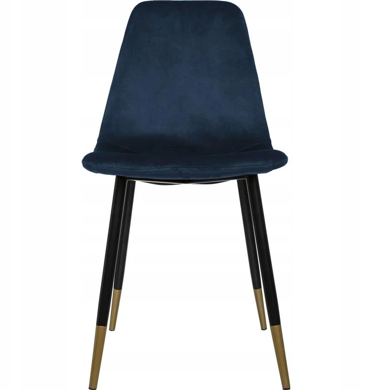 Atmosphera Moderni VELVET aksominė kėdė, mėlyna, svetainė
