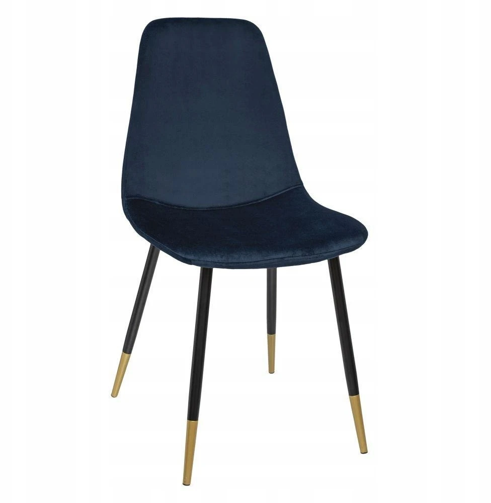 Atmosphera Moderni VELVET aksominė kėdė, mėlyna, svetainė