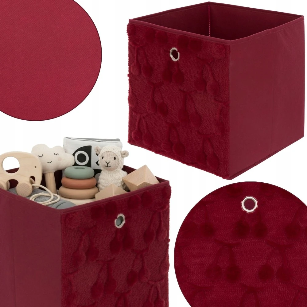Atmosphera PUDEŁKO DO PRZECHOWYWANIA ZABAWEK kosz na zabawki ORGANIZER tekstylny 30 cm