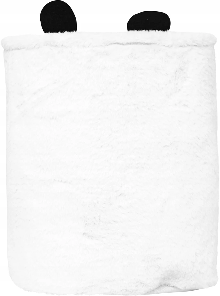 Atmosphera Pudełko na zabawki 40 cm balta Panda organizer do pokoju dziecięcego