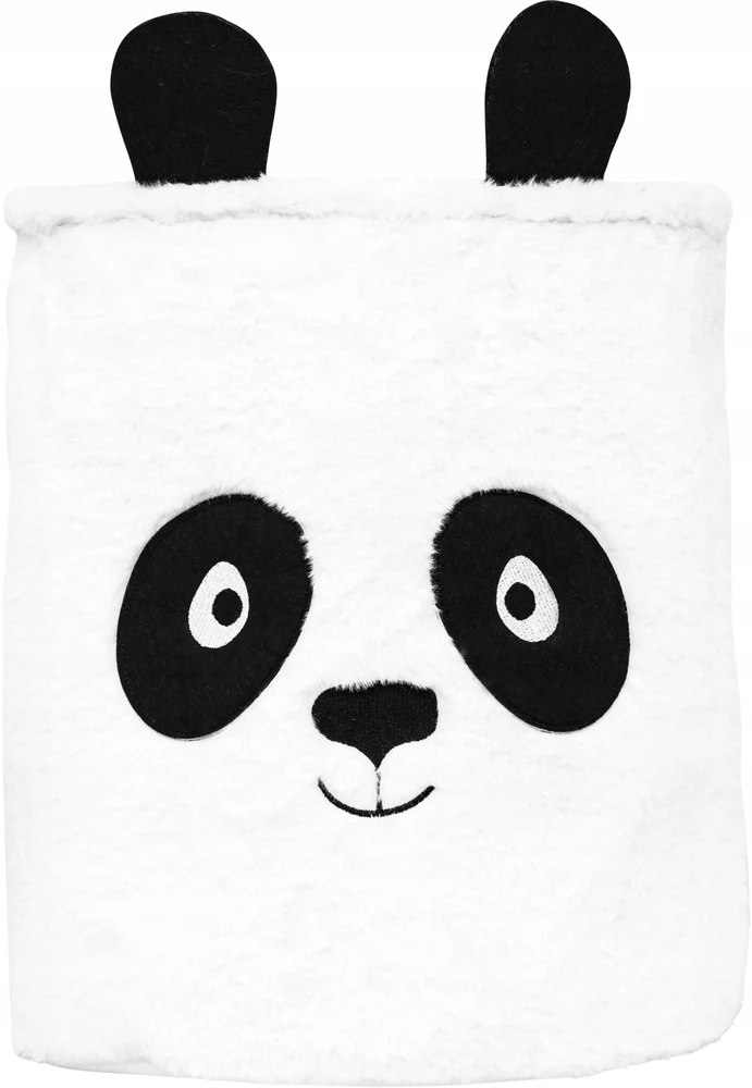 Atmosphera Pudełko na zabawki 40 cm balta Panda organizer do pokoju dziecięcego