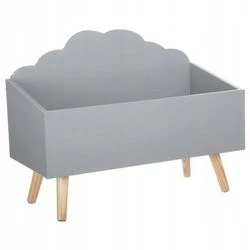 Vaikiška daiktadėžė Atmosphera Cloud, pilka, 580x280x455 mm