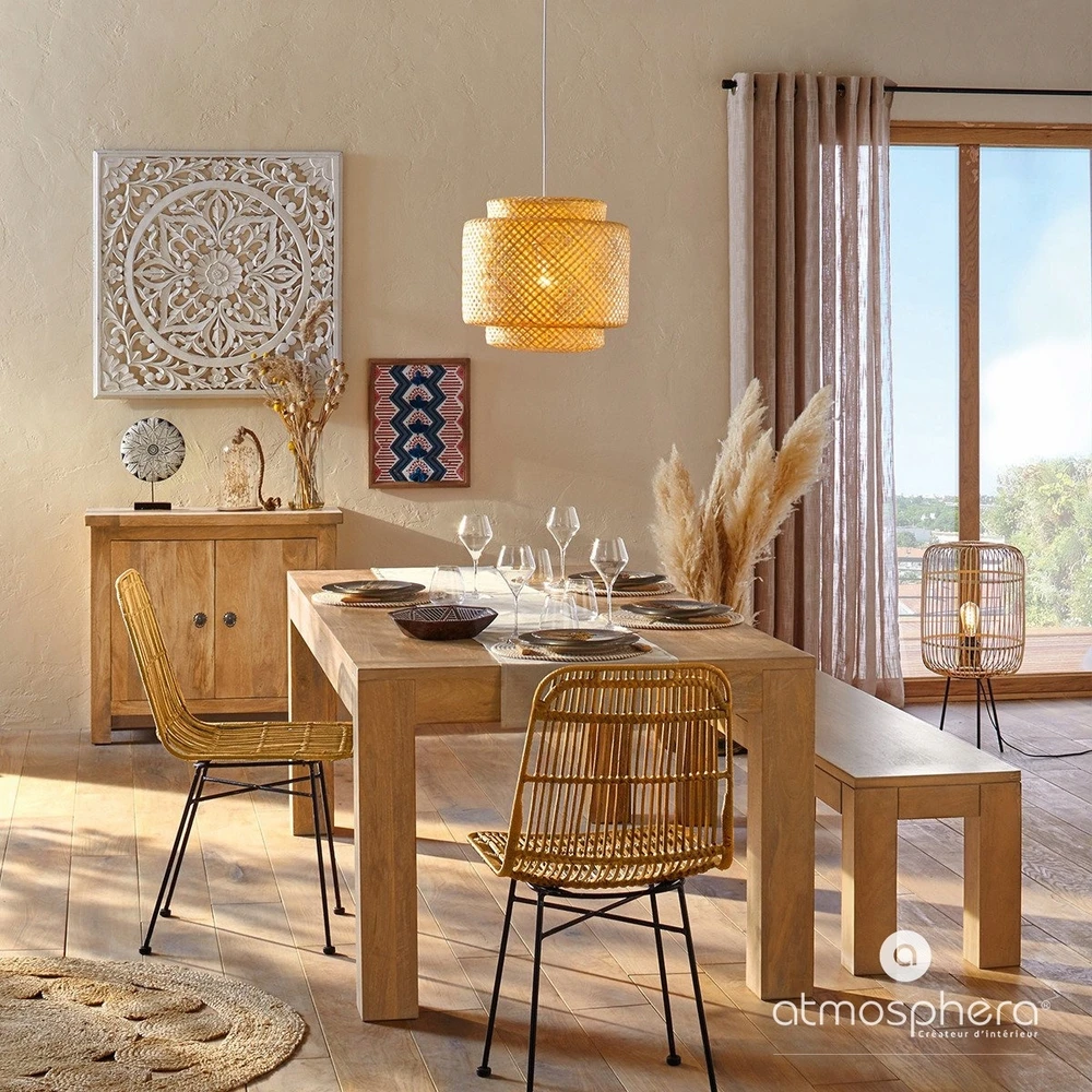 Atmosphera VALGOMOJI KĖDĖ, RATANO SĖDYNĖ, 88 cm
