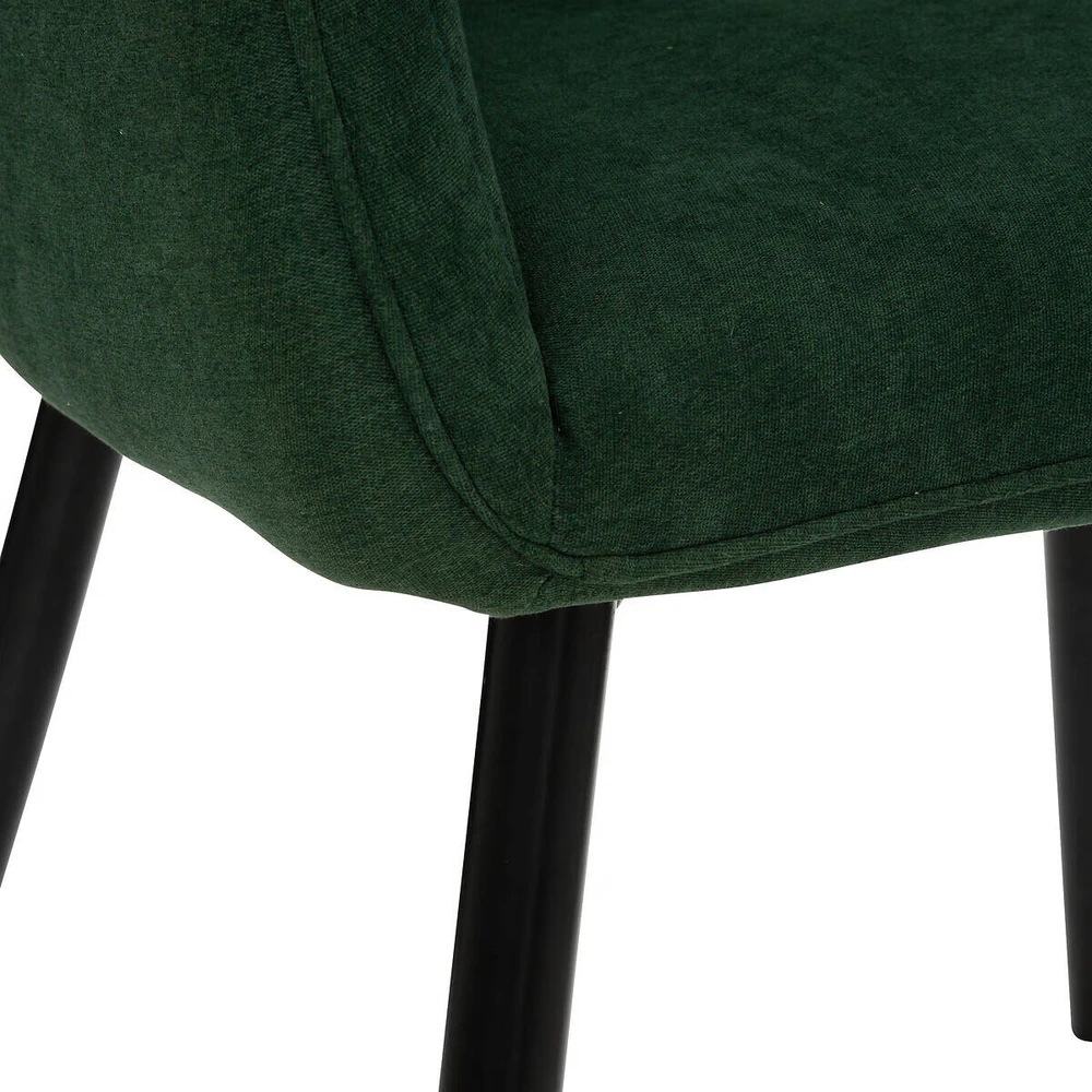 Atmosphera VELŪRINIS FOTOTELIS, elegantiškas, patogus, žalias VELIūrinis aksominis KĖDĖLIS, žalias